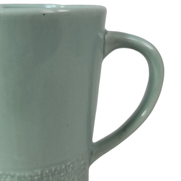 Starbucks Tall Texture Basketweave Mug Green 14oz Bottom Coffee Tea Ceramic 2006 - Picture 3 of 10